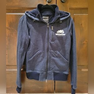 Roots Canada Whistler Zip-Up Sweatshirt Women's Size Medium